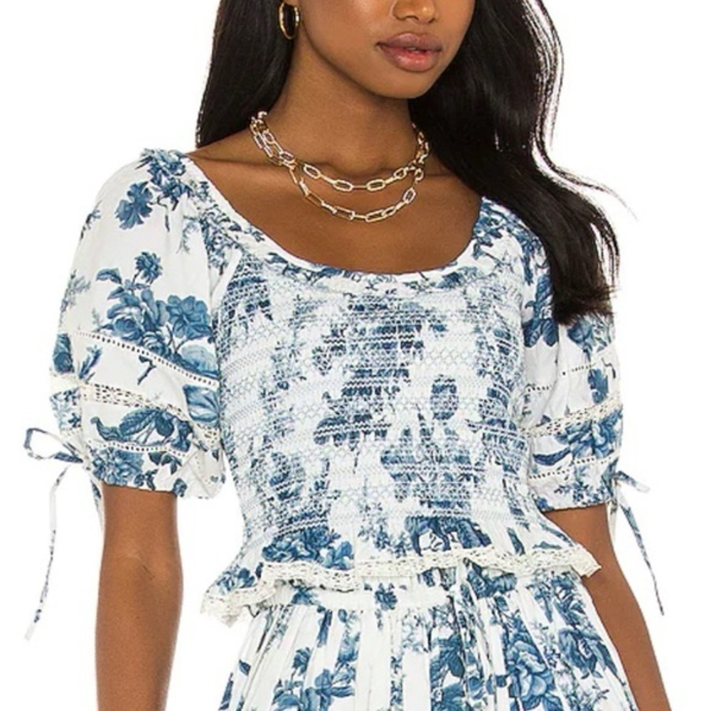 Love shack fancy Molly top XS